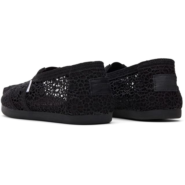 TOMS TOMS Women's Alpargata' Slip On Shoes in Black - 3