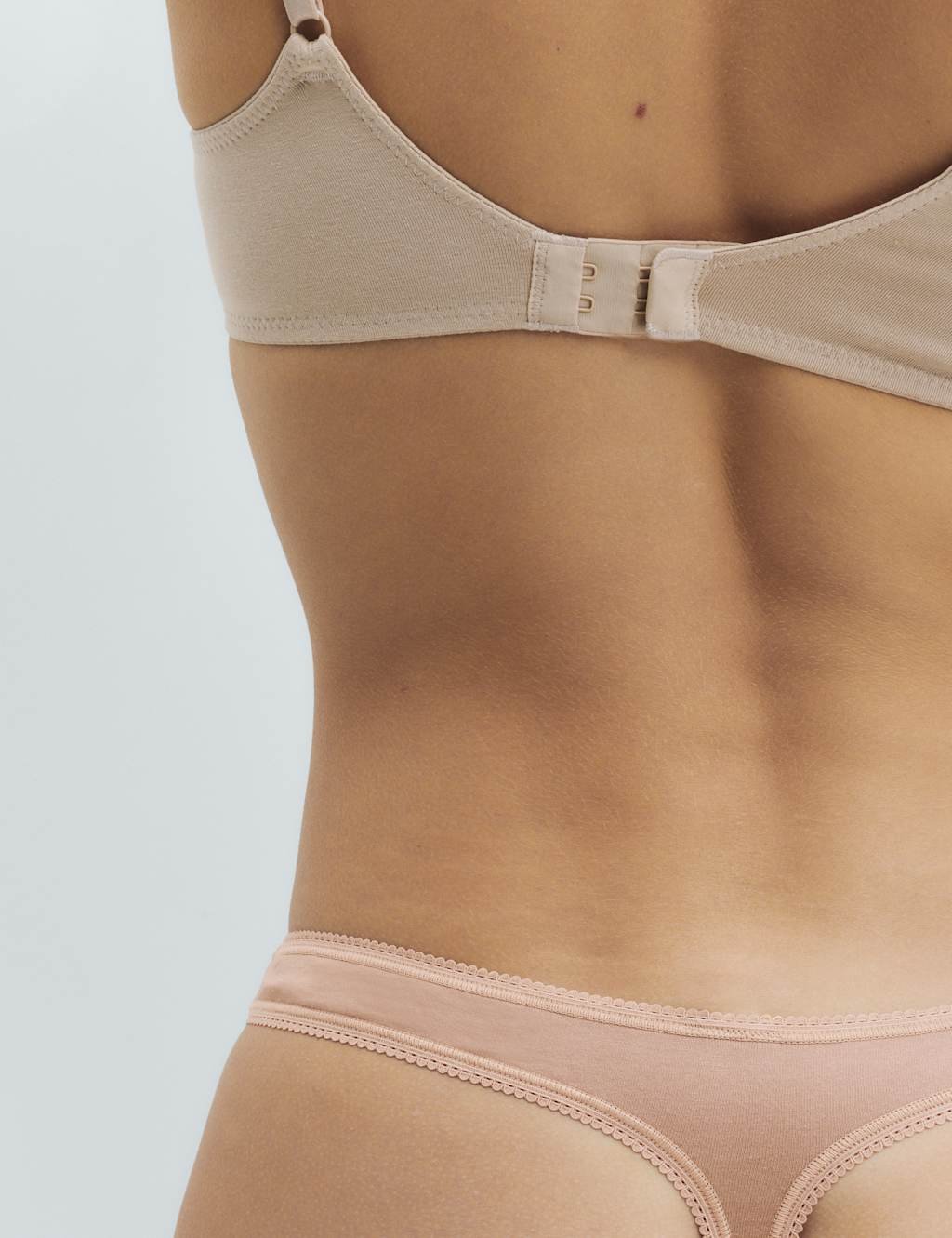 Marks & Spencer M&S 5pk Pure Cotton Thongs Rose Quartz - 3