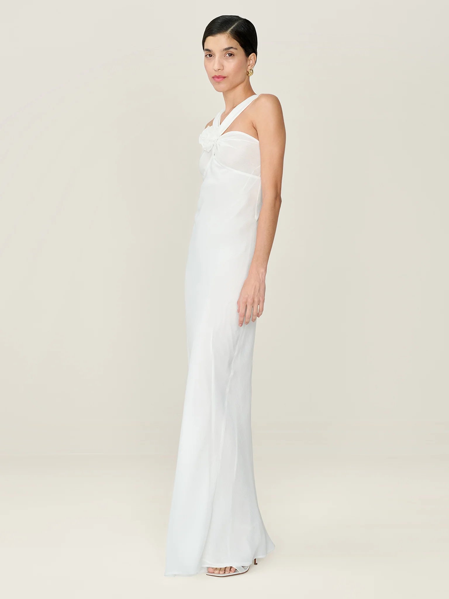 OMNES Amelie Dress in Ivory - 2