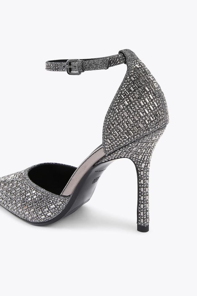 KG Kurt Geiger KG Kurt Geiger Women's 'Fleur Court' Heels in Silver - 3
