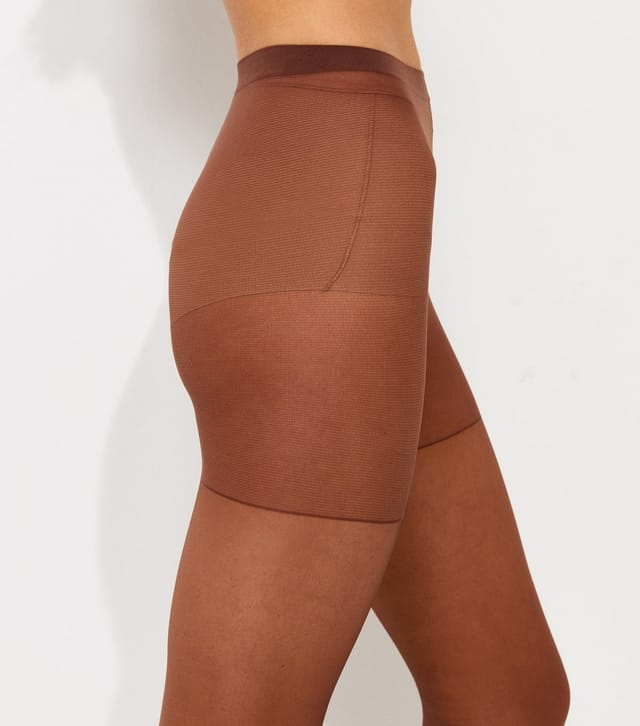 New Look Pack of 3 Mocha Brown Sheer Matt 15 Denier Tights New Look - 2