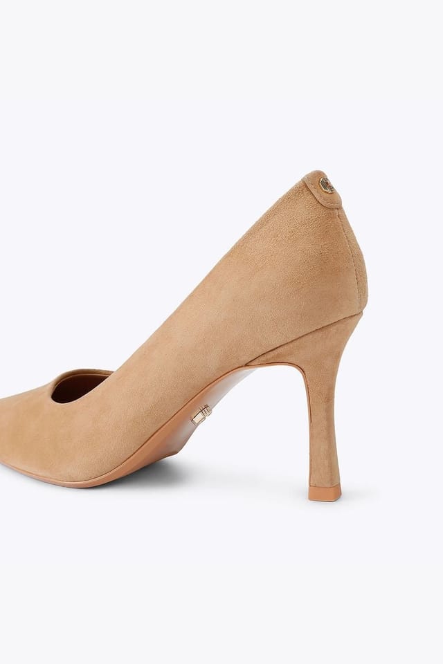 Carvela Carvela Women's 'Corletta Court' Suede Heels in Camel - 3
