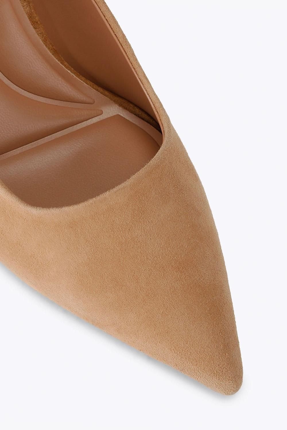 Carvela Carvela Women's 'Corletta Court' Suede Heels in Camel - 4
