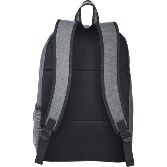 Avenue Avenue Men's Graphite Deluxe 15.6in Laptop Backpack in Grey - 3