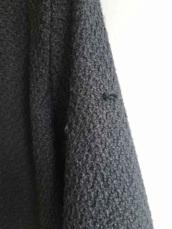 New Look Black Textured Jacket with Gold Buttons