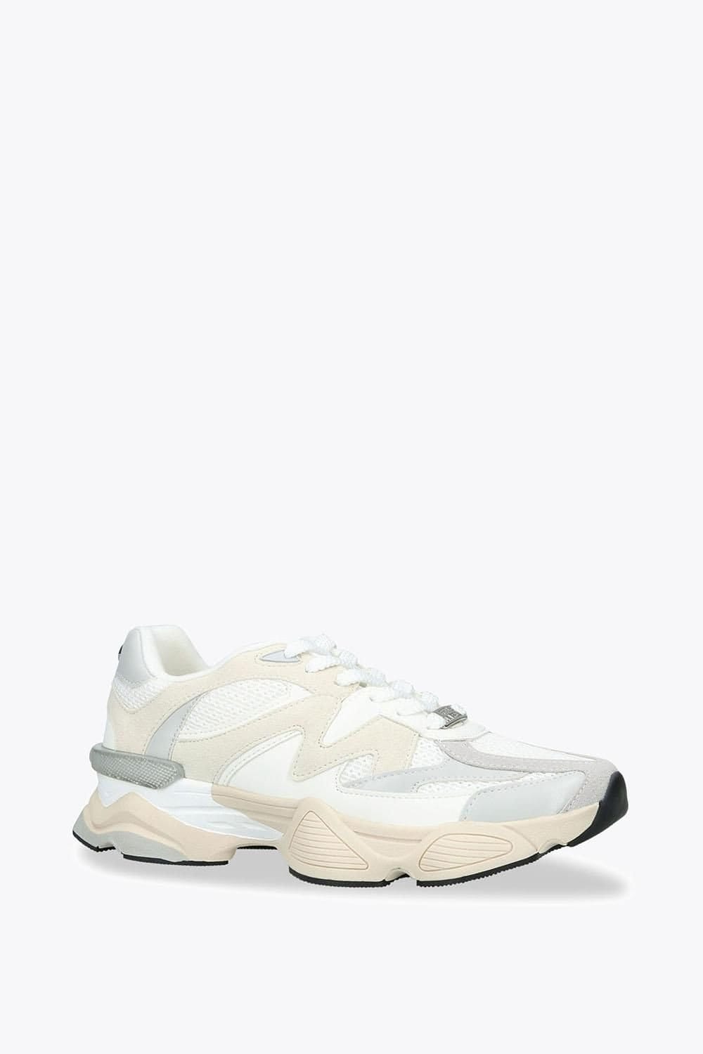 Steve Madden STEVE MADDEN Women's 'Speeder White' Fabric Trainers in White - 4