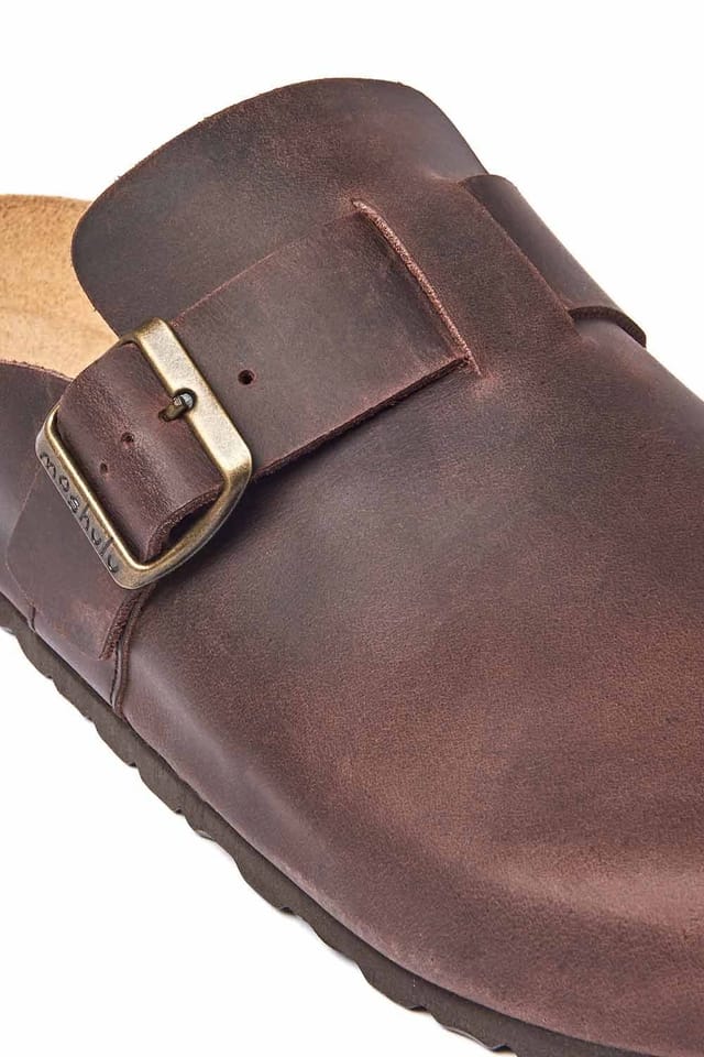 Moshulu Moshulu Men's 'Buckator' Cork Footbed Clogs in Chocolate - 2