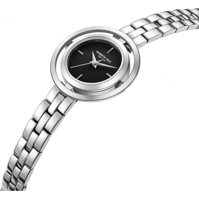 Kenneth Cole Kenneth Cole Women's KCWLG2237104 Classic 32mm Quartz Watch in Silver - 3
