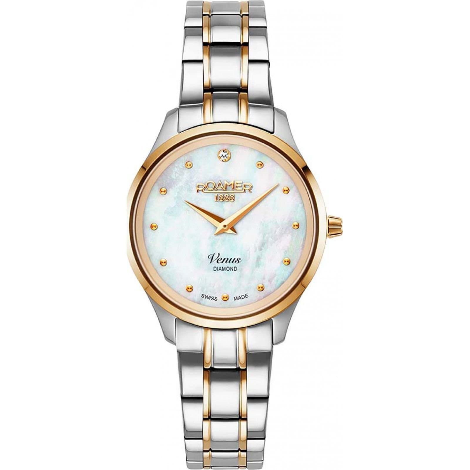 Roamer Roamer Women's 601857-47-89-20 Venus Diamond 30mm Quartz Watch