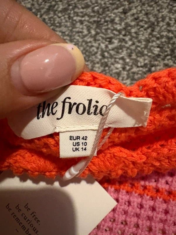 ASOS Crochet knit top