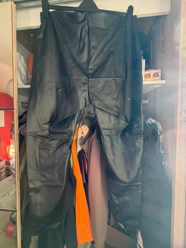 New Look New Look Faux Leather Leggings - 1