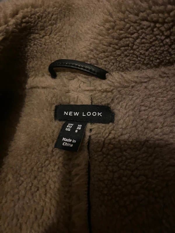 New Look Brand new new look jacket with faux fur leather jacket unisex