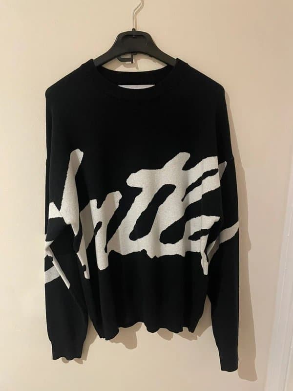 Bershka Bershka ‘Stussy’ inspired Knitted Jumper