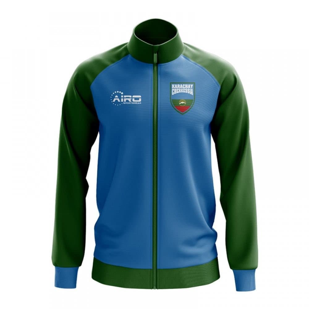 Karachay Cherkessia Karachay Cherkessia Men's Concept Football Track Jacket in Blue