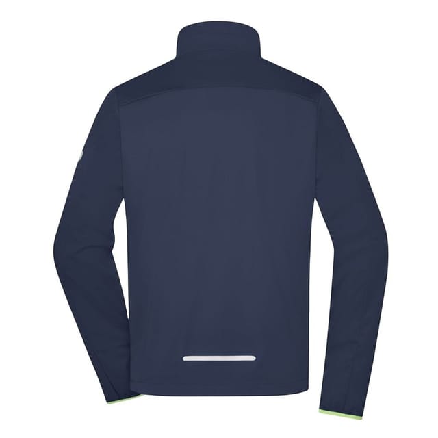 James and Nicholson James and Nicholson Men's Sports Soft Shell Jacket in Navy - 2