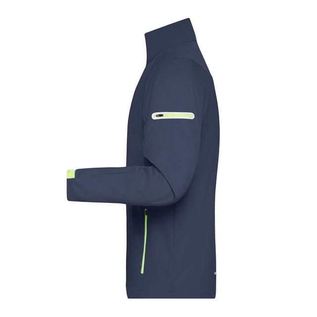 James and Nicholson James and Nicholson Men's Sports Soft Shell Jacket in Navy - 3
