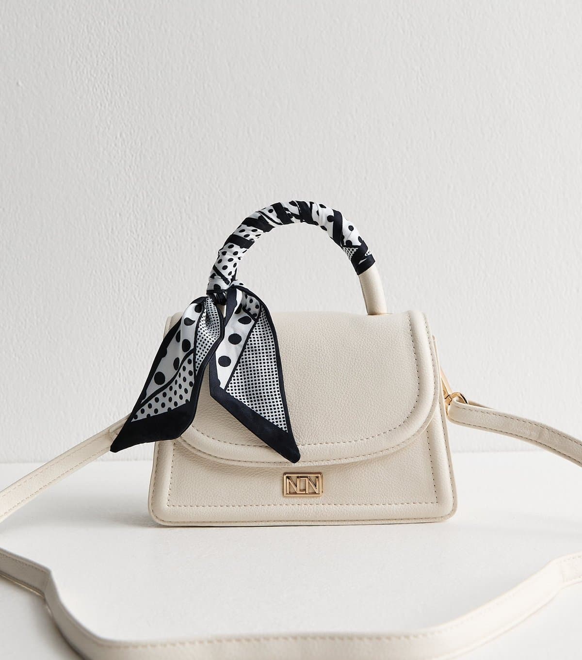 New Look New Look White Grained Faux Leather Mini Bag