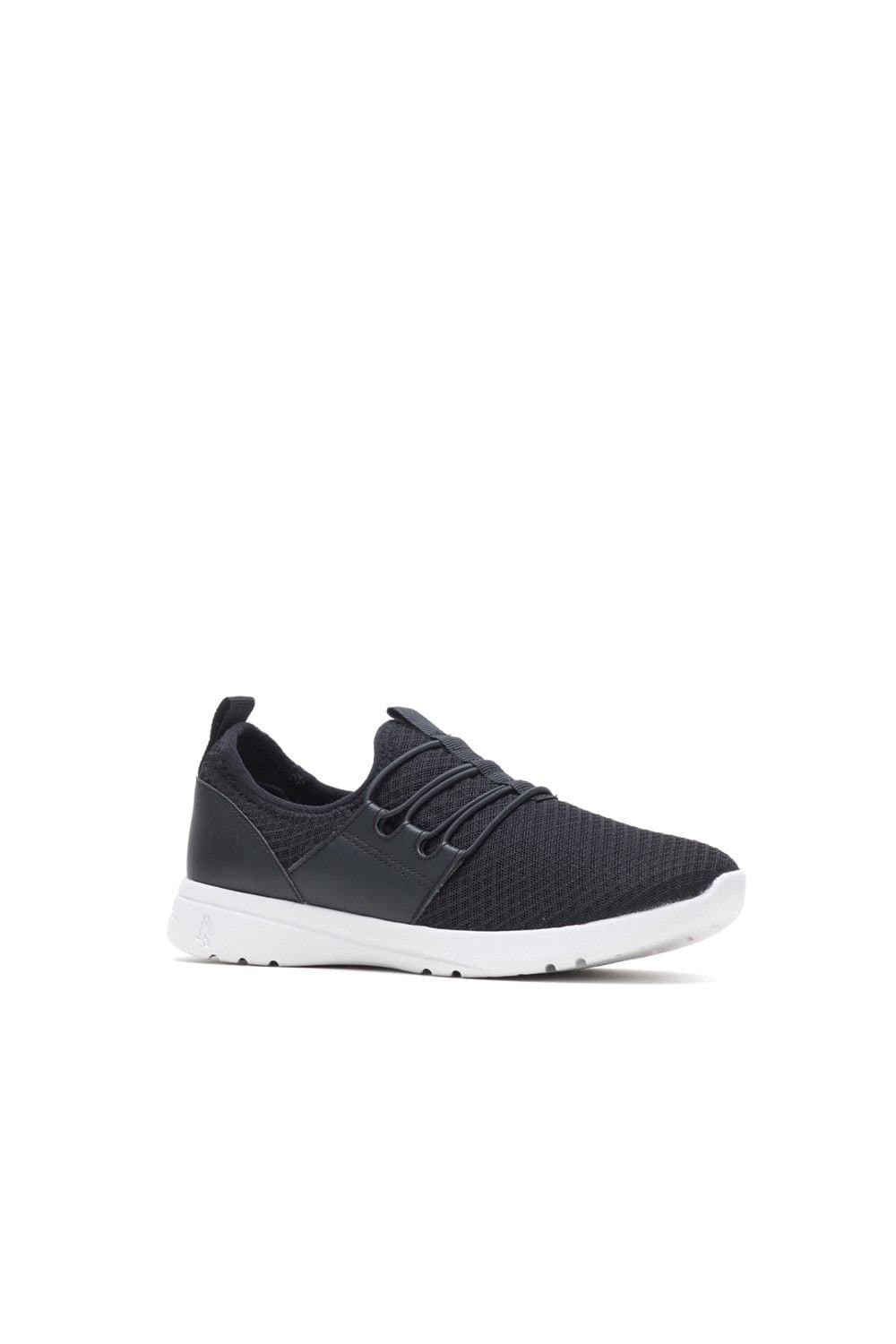 Hush Puppies Hush Puppies Women's 'Good' 100% RPET (Recycled) Textile Slip On Trainers in Black