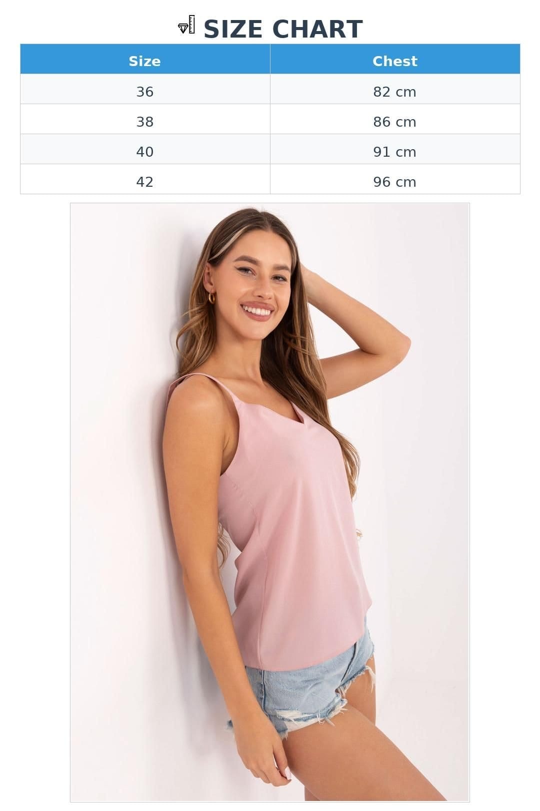 Love Lace Love Lace Women's Casual V Neck Strappy Cotton Blend Top in Pink - 4