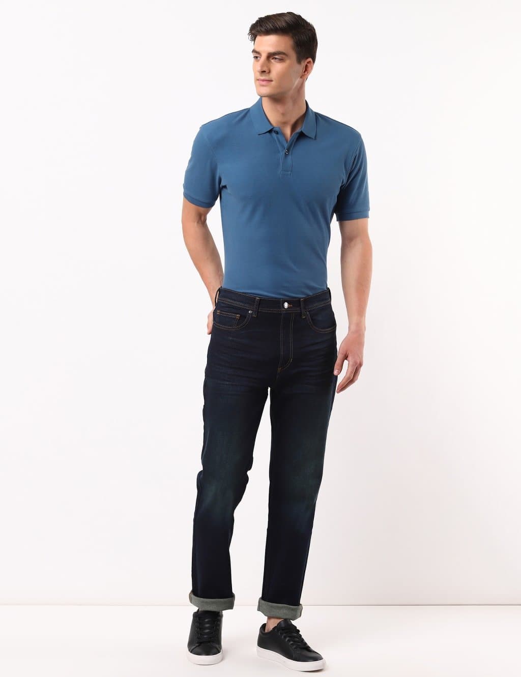 Marks & Spencer M&S Regular fit Denim Dark Blue