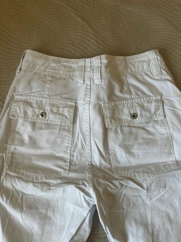 Bershka Bershka white cargo pants