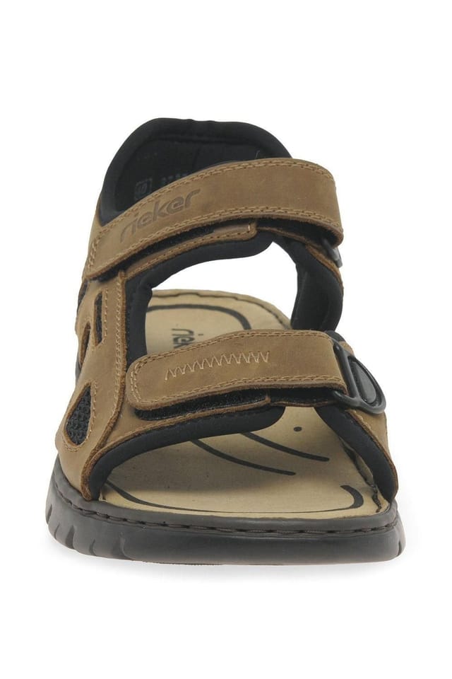 Rieker Rieker Men's 'Harbour' Casual Sandals in Light Brown - 3