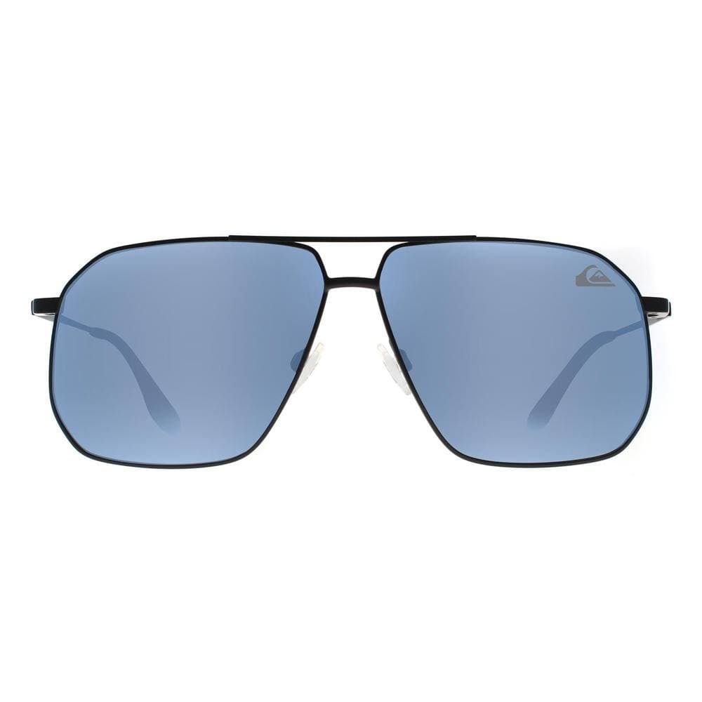 Quiksilver Quiksilver Men's Aviator Matte Black Blue Mirrored QS3009