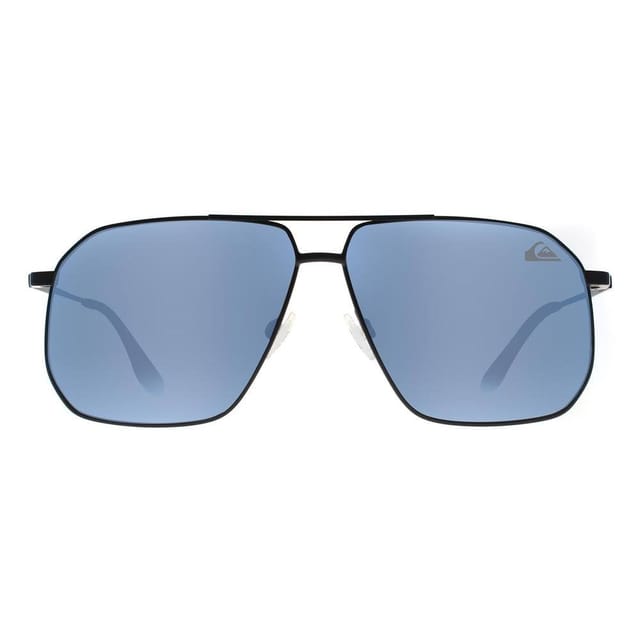 Quiksilver Quiksilver Men's Aviator Matte Black Blue Mirrored QS3009 - 2