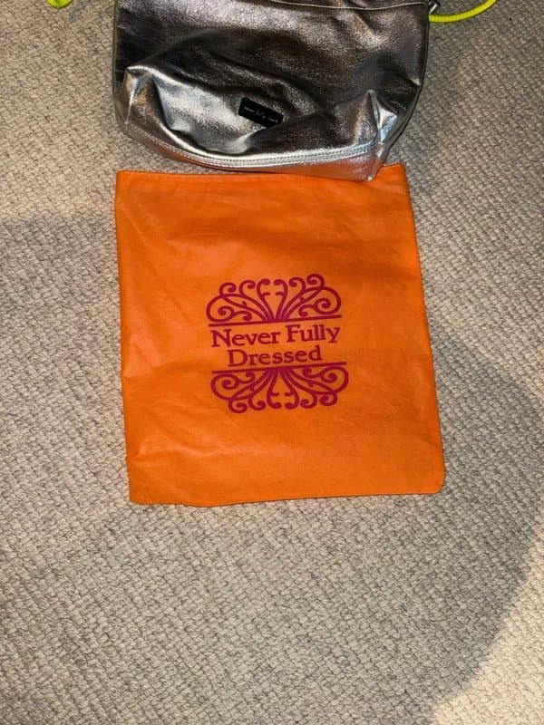 Never Fully Dressed Never Fully Dressed leather silver bag