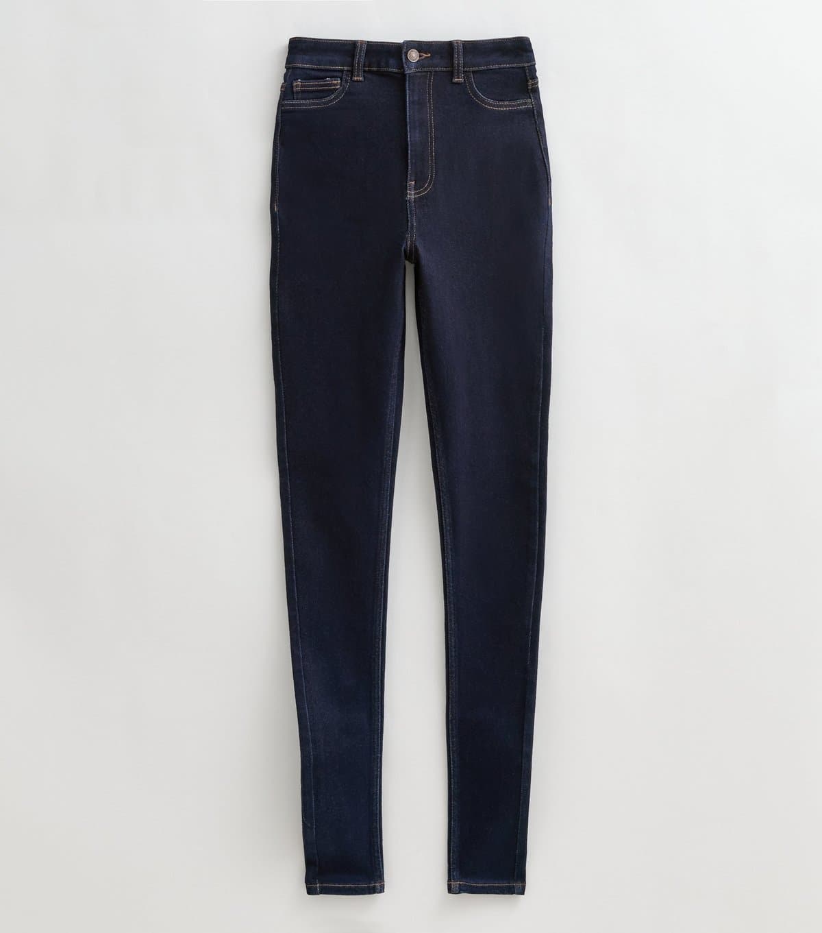 New Look Women's Tall Navy Cotton Rich Hallie Disco Skinny Leg Jeans New Look