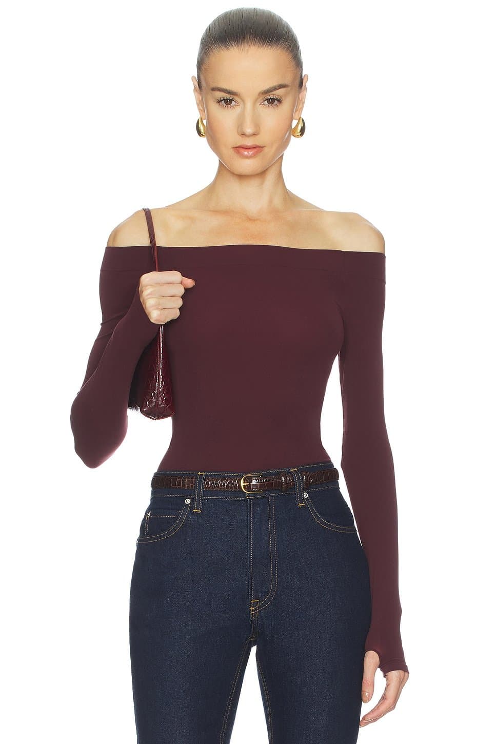 revolve Ballet Off-shoulder Bodysuit