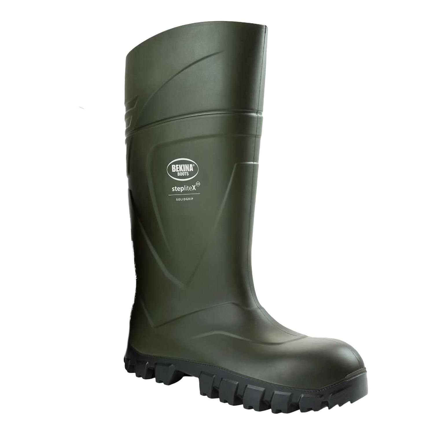 Bekina Bekina Women's StepliteX Solidgrip O4 Wellington Boots in Green