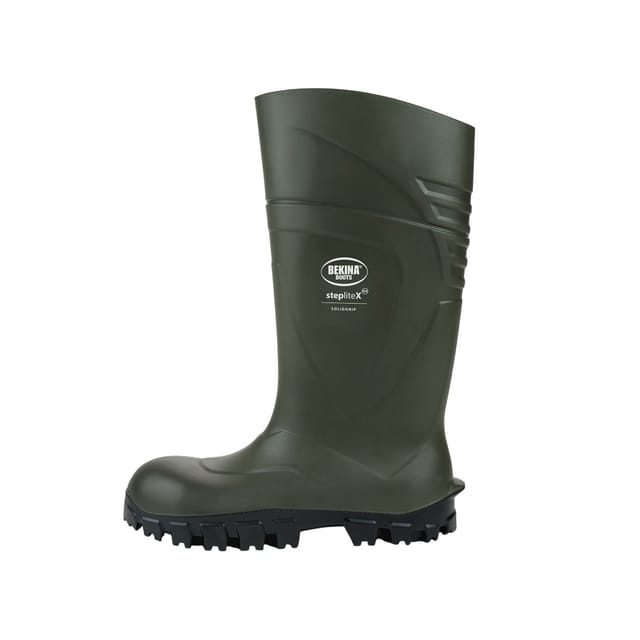Bekina Bekina Women's StepliteX Solidgrip O4 Wellington Boots in Green - 3