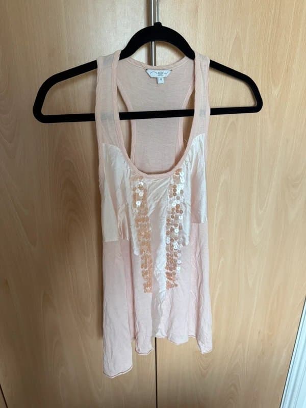 New Look Pink sequin top