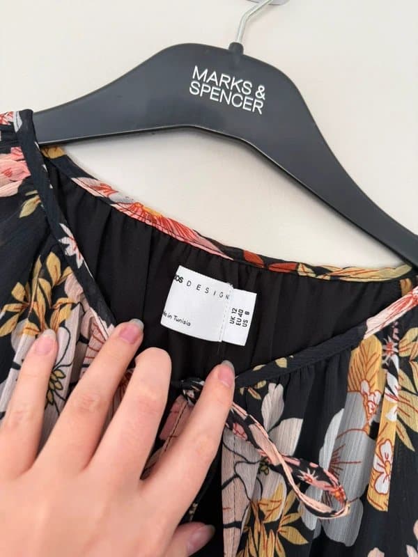 ASOS Asos floral dress size 12 60s style