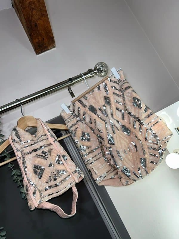 No Label Ibiza sequin co ord