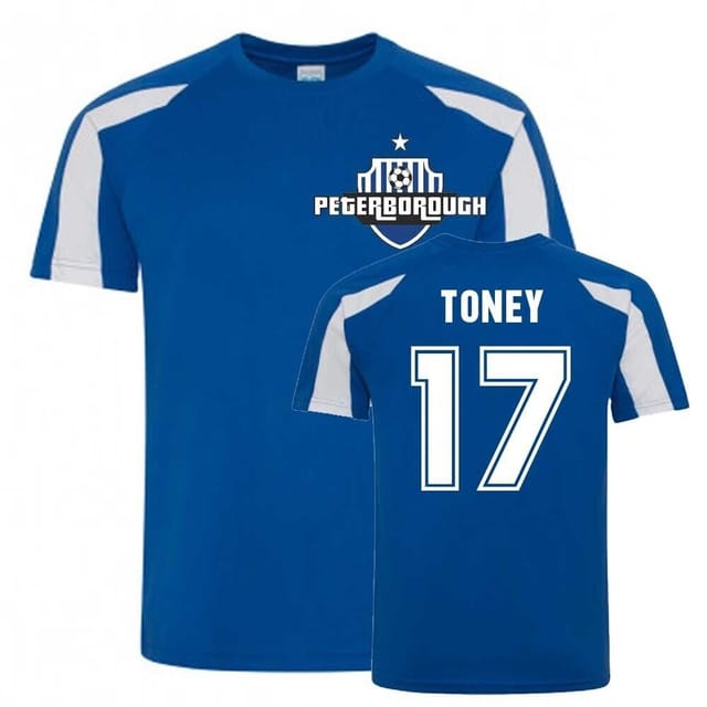 Peterborough Peterborough Men's Ivan Toney Sports Training Jersey in Blue - 2