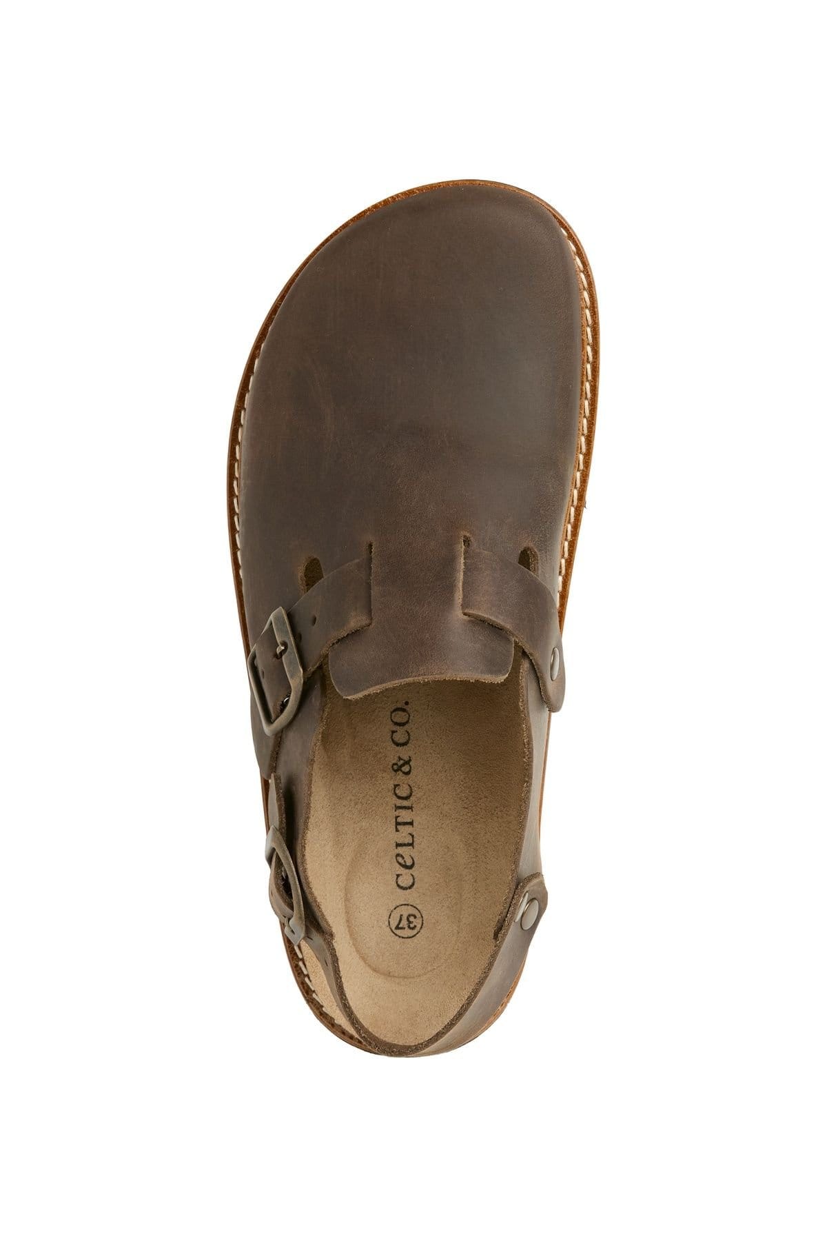 Celtic & Co Celtic & Co Women's Welt Sole Sling Back Clogs in Dark Brown - 4
