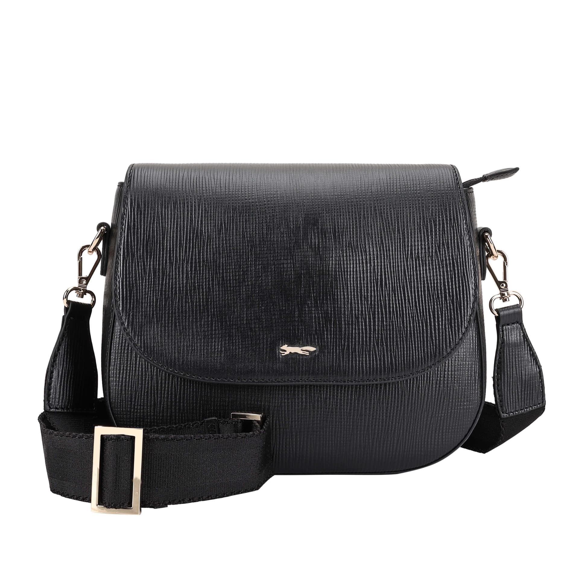 Paul Costelloe Paul Costelloe Women's Jenny Leather Cross Body Bag in Black