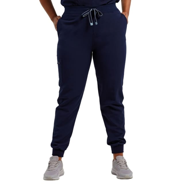 Onna Onna Women's Energized Stretch Jogging Bottoms in Navy - 3