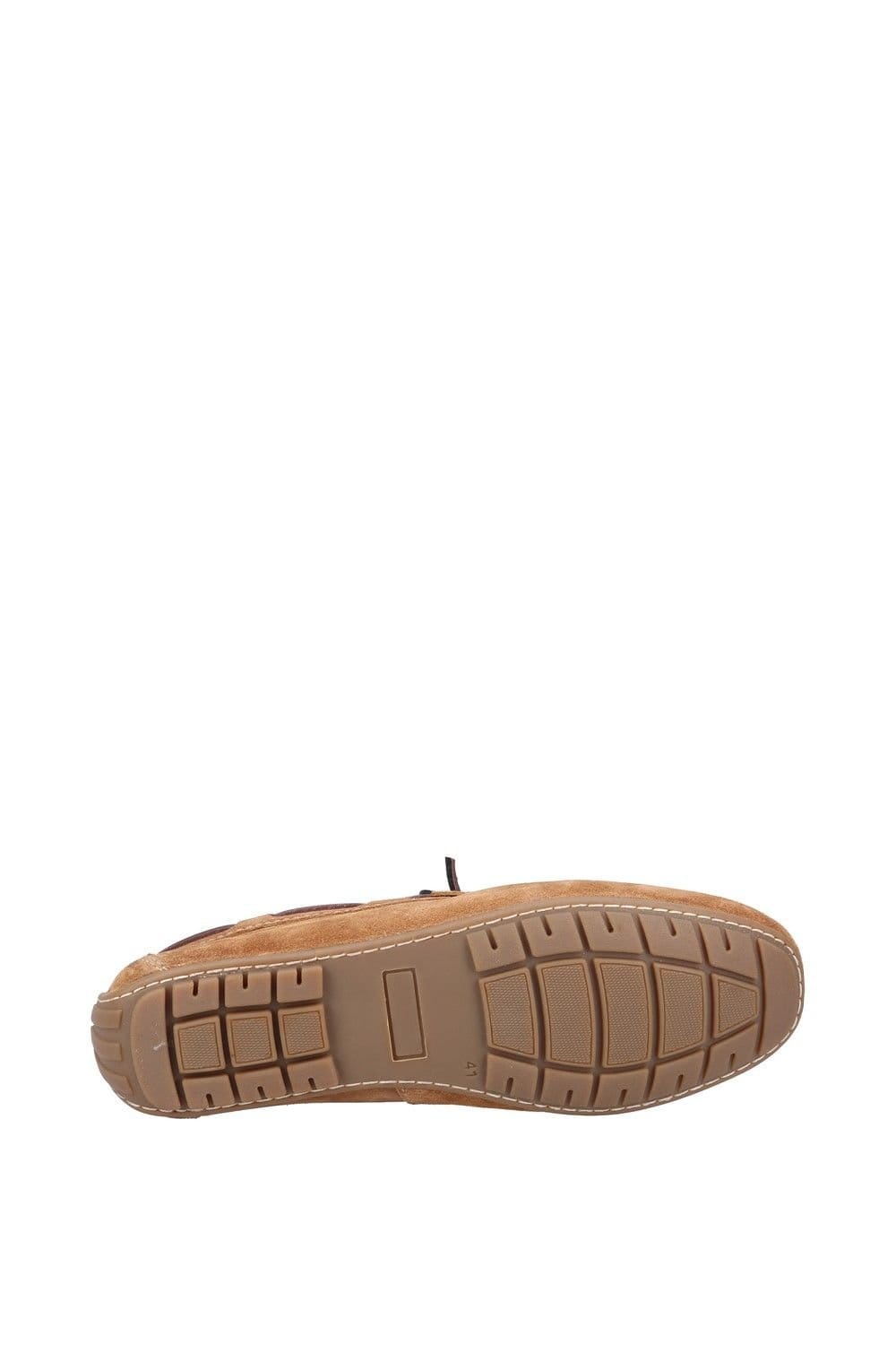 Hush Puppies Hush Puppies Men's 'Reuben' Boat Shoes in Tan - 4