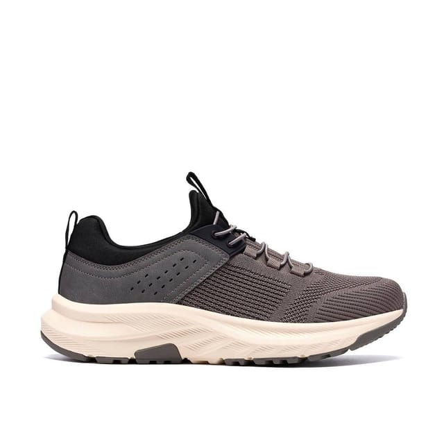 Clarks Clarks Men's Enford Walk Grey Combination Trainers, Lace Up - 3