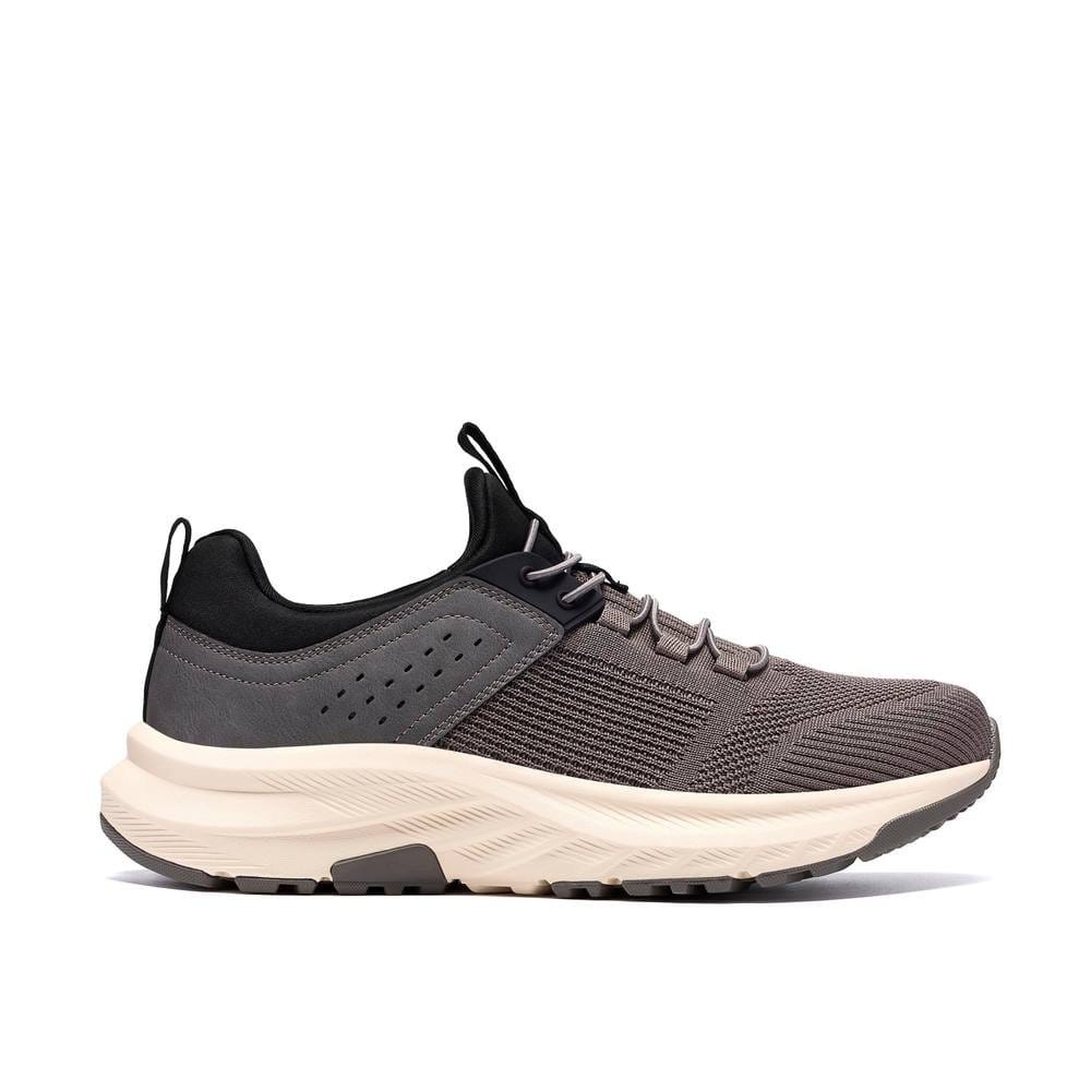 Clarks Clarks Men's Enford Walk Grey Combination Trainers, Lace Up - 4