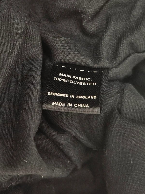 Banned Alternative Gothic Black Satin Velvet Pouch Shoulder Bag - 1