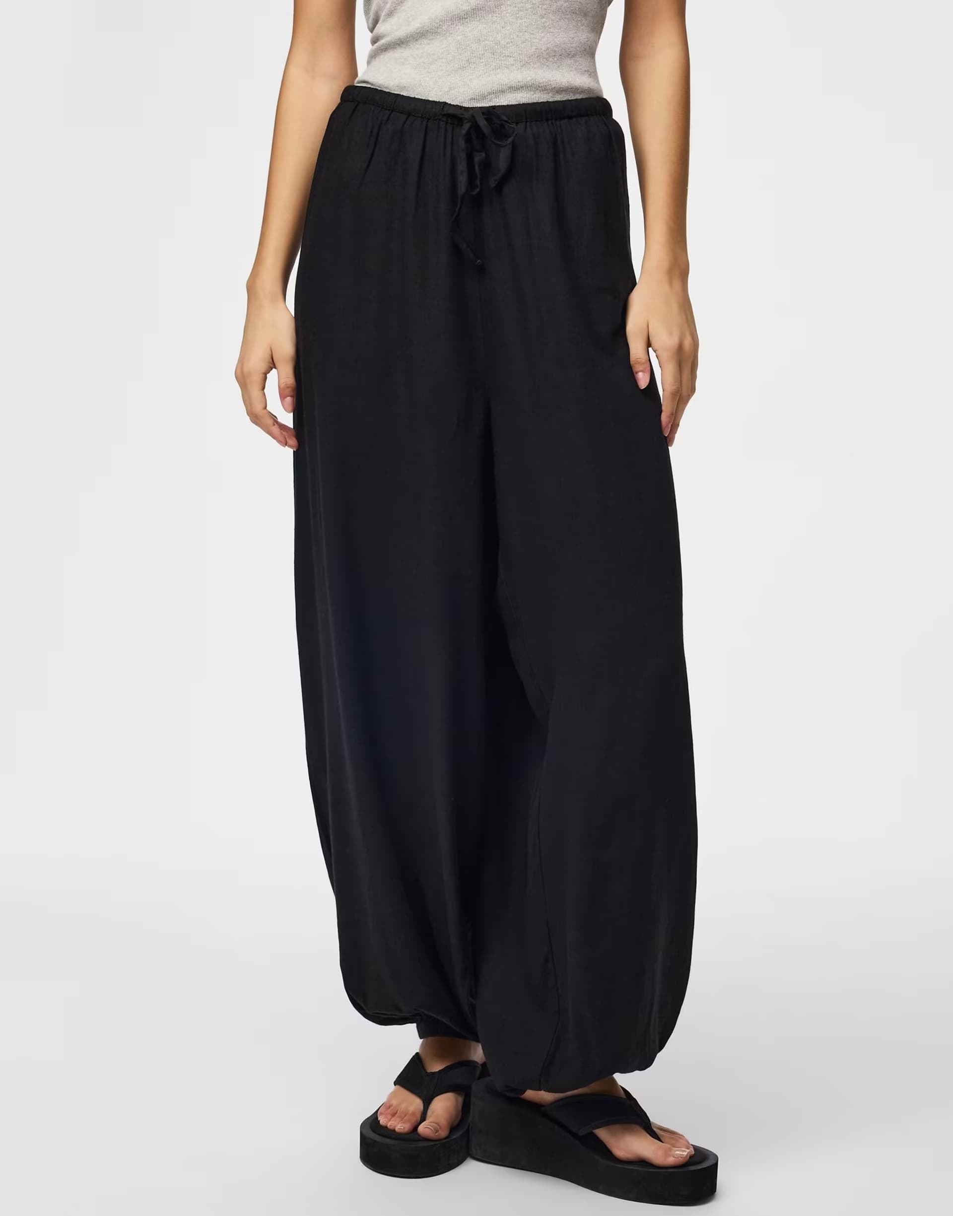 ASOS Pieces Trousers in black
