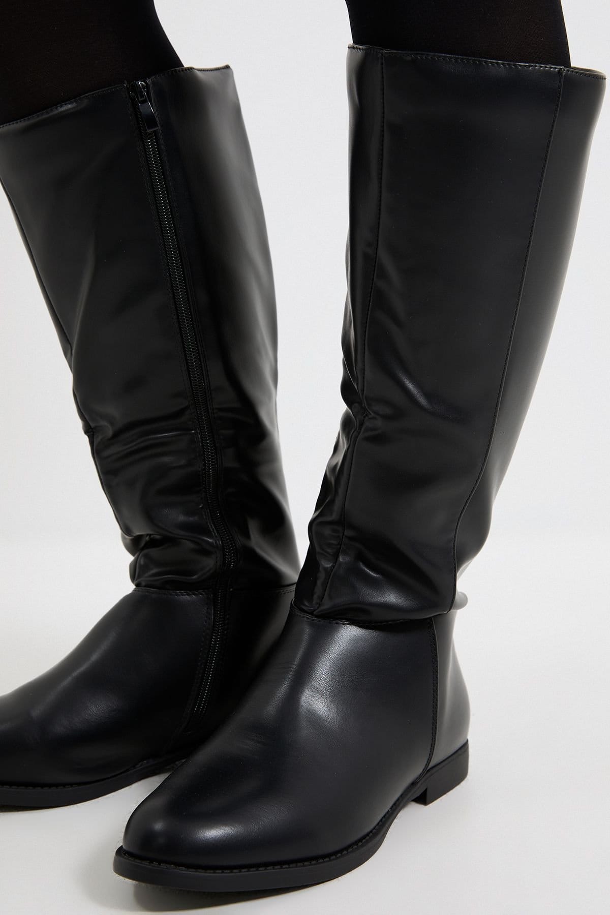 Dorothy Perkins Dorothy Perkins Women's Karla Knee High Flat Boots in Black - 4