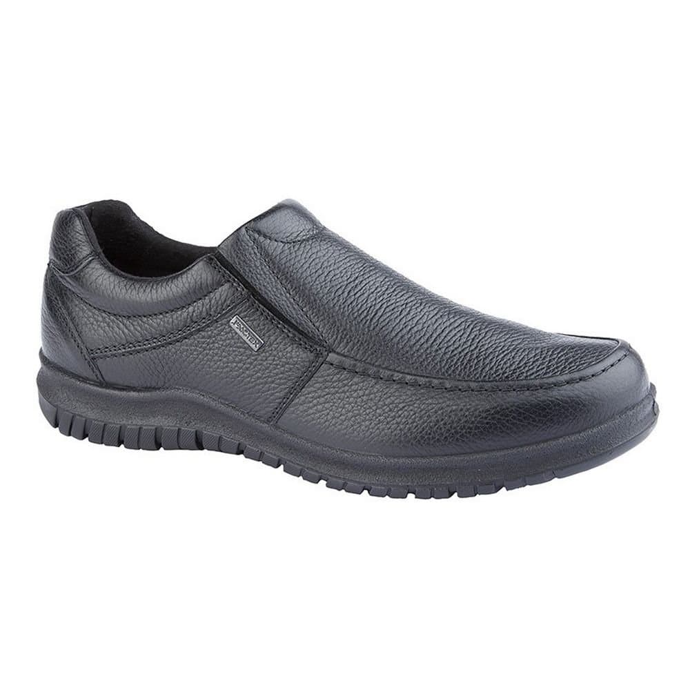 IMAC IMAC Men's Grain Leather Shoes in Black