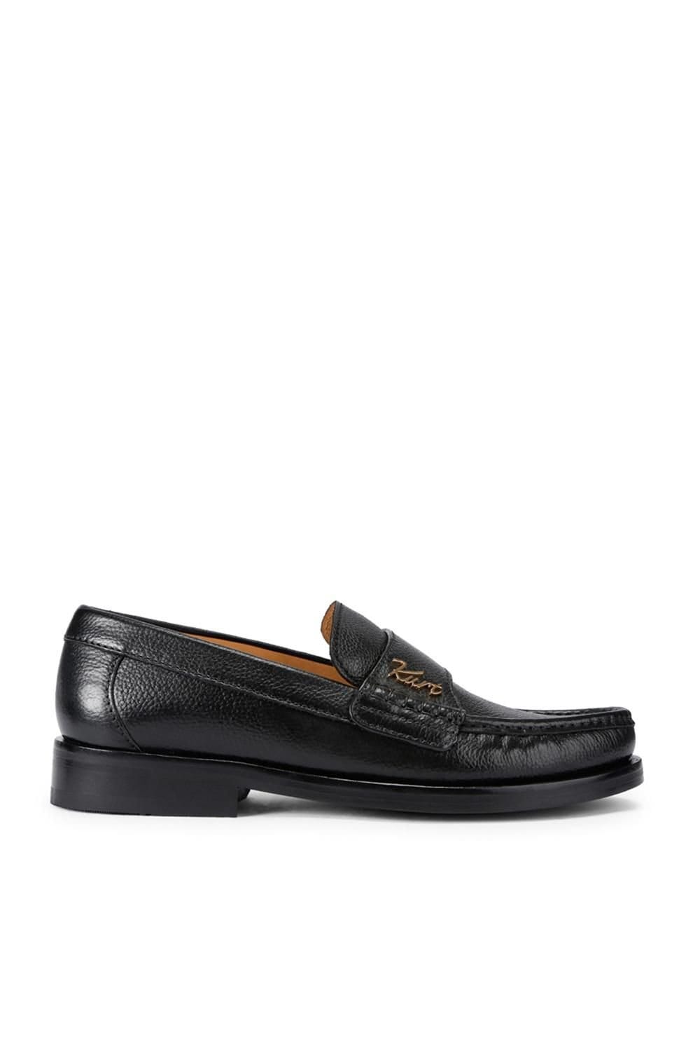 Kurt Geiger London Kurt Geiger London Men's 'Limehouse Loafer' Leather Shoes in Black - 1