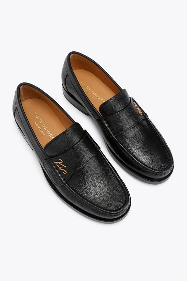 Kurt Geiger London Kurt Geiger London Men's 'Limehouse Loafer' Leather Shoes in Black - 2