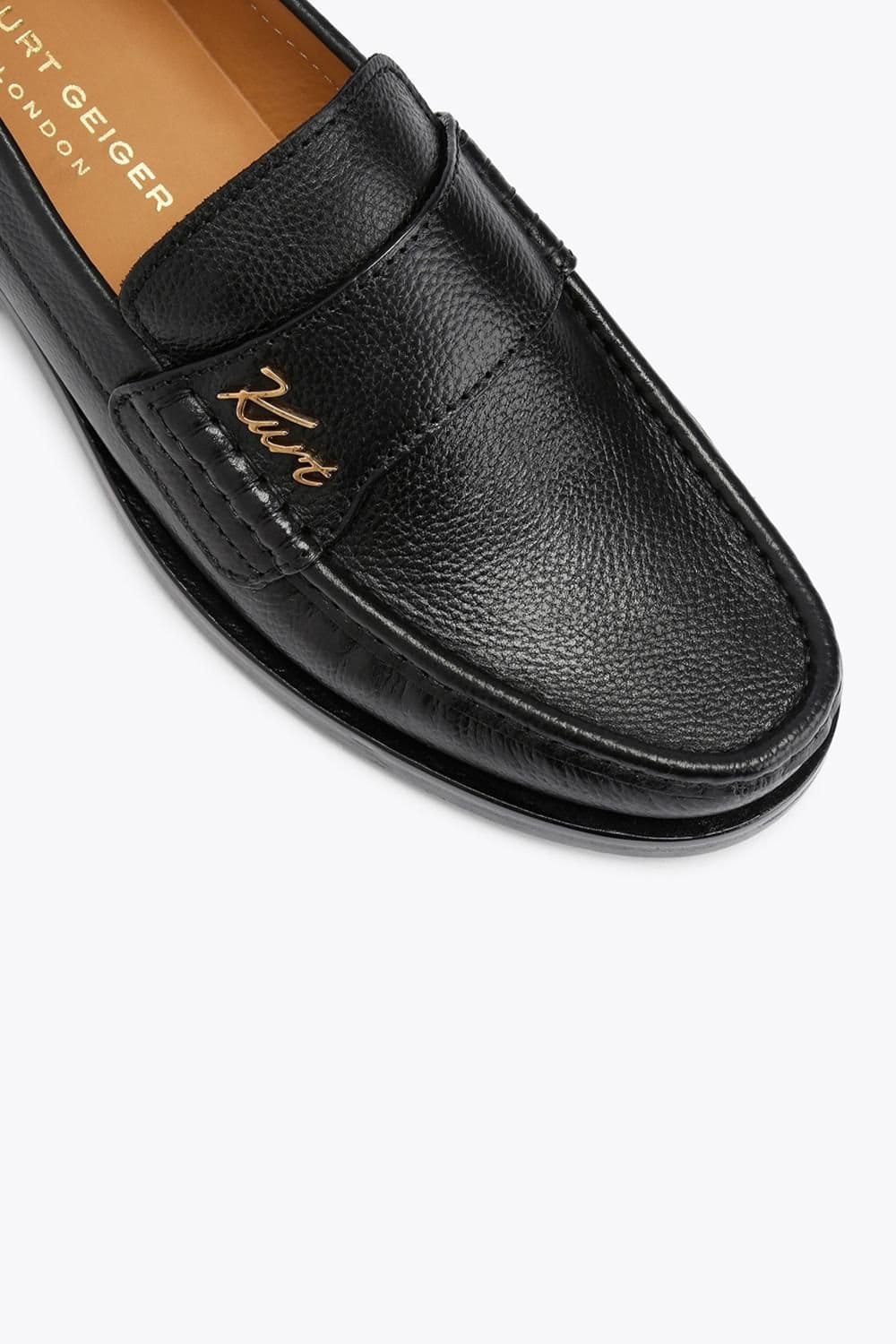 Kurt Geiger London Kurt Geiger London Men's 'Limehouse Loafer' Leather Shoes in Black - 4